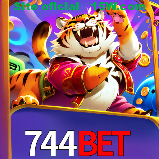 Imagem promocional da 744Bet mostrando a plataforma e suas vantagens